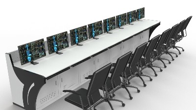 簡便操作、科技感十足的專業監控操作臺是什么樣的?